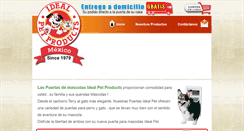 Desktop Screenshot of idealpetproductsmexico.com